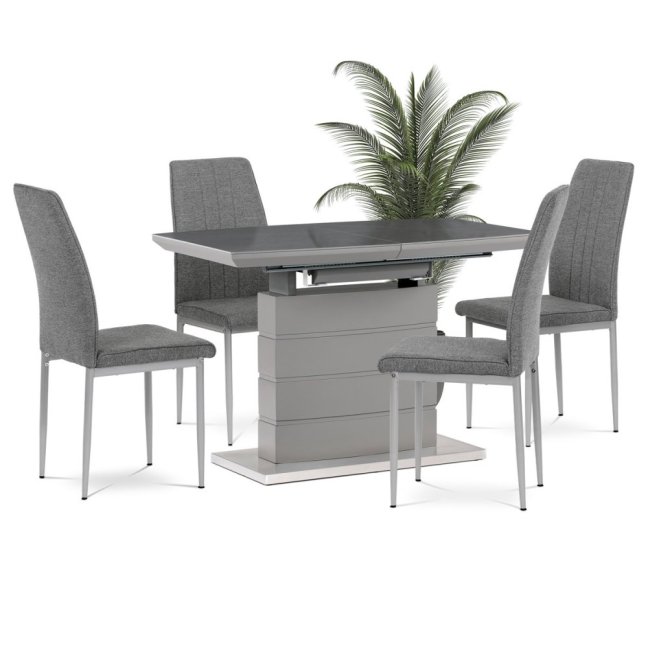 Jídelní židle MAUS — kov, látka, více barev - Barevné varianty jídelní židle MAUS: Krémová