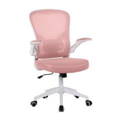 Dětská otočná židle Neoseat LEXI — látka, růžová