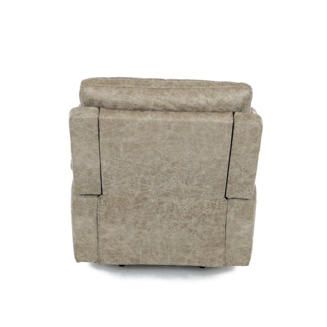 Relaxační křeslo BENNY s elektrickým polohováním — látka, béžová