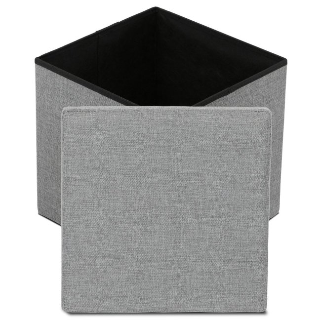 Taburet HERAKLES s úložným prostorem — látka, více barev