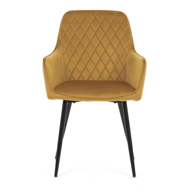 Jídelní křeslo CINDY — samet, černá / více barev - Barevné varianty židle CINDY: Modrá