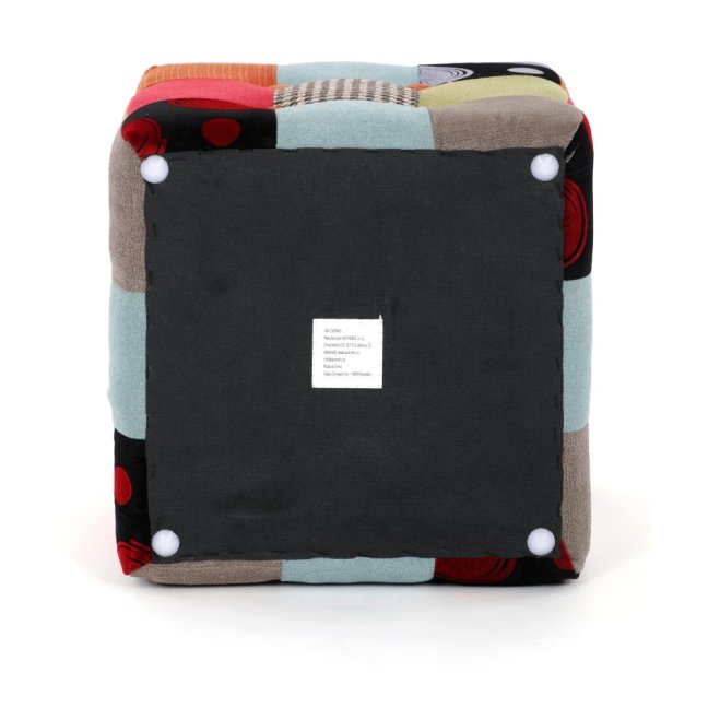 Taburet JELLY — látka, patchwork