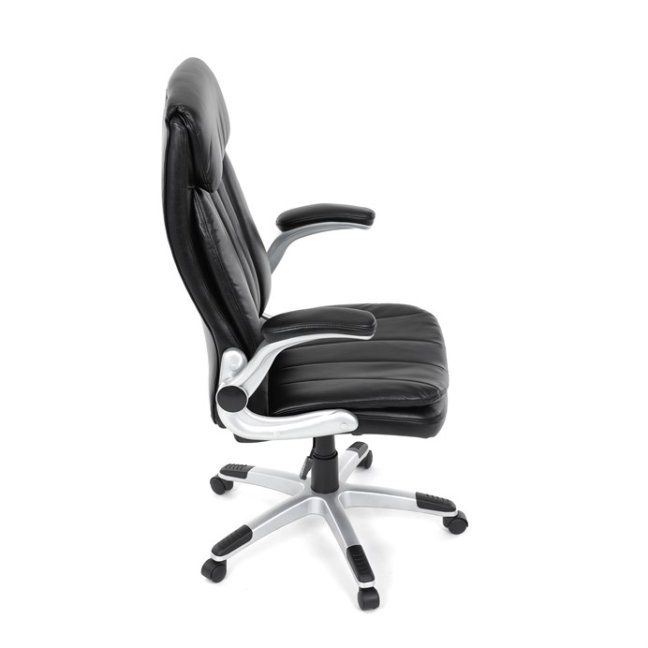 Kancelářské křeslo KURO — ekokůže, černá