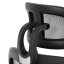 Kancelářská ergonomická židle GRANT — síť, látka, černá / šedá