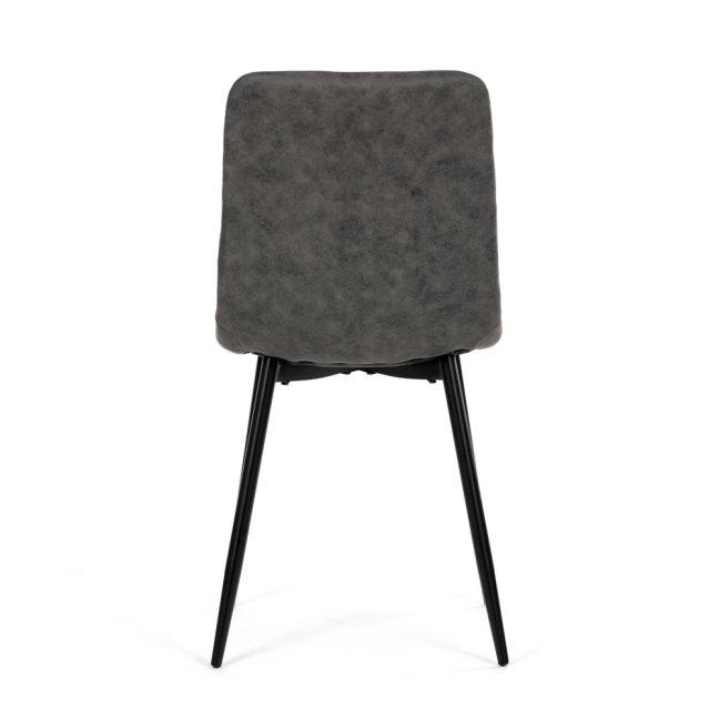 Jídelní židle THEO III — kov, látka vintage, více barev - Barevné varianty židle THEO III: Černá