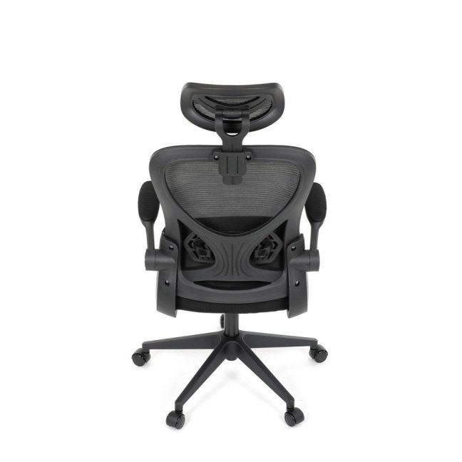 Kancelářská otočná židle MORTY — látka, černá