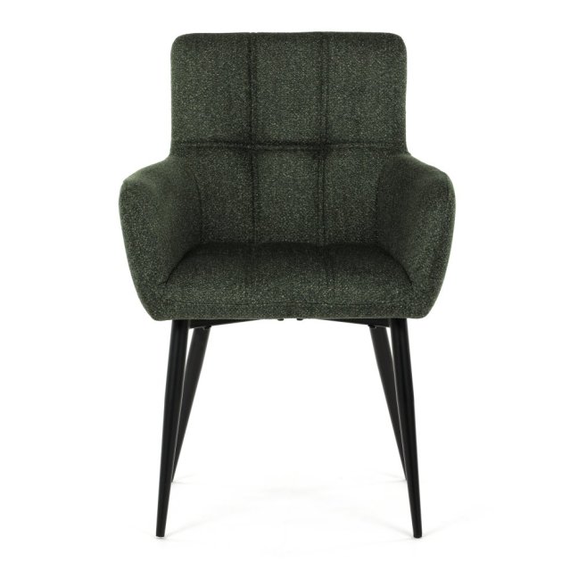 Jídelní křeslo LYON — kov, látka, více barev - Barevné varianty jídelního křesla LYON: Tmavě šedá