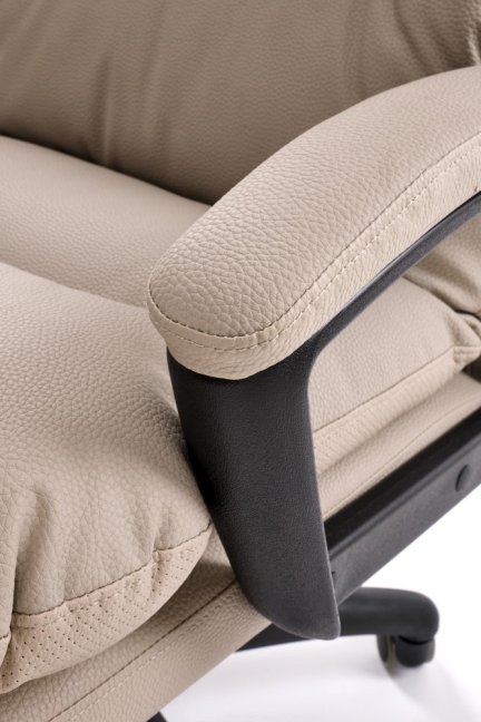 Kancelářské křeslo HARBOR — ekokůže, béžová
