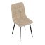 Jídelní židle THEO III — kov, látka vintage, více barev - Barevné varianty židle THEO III: Černá