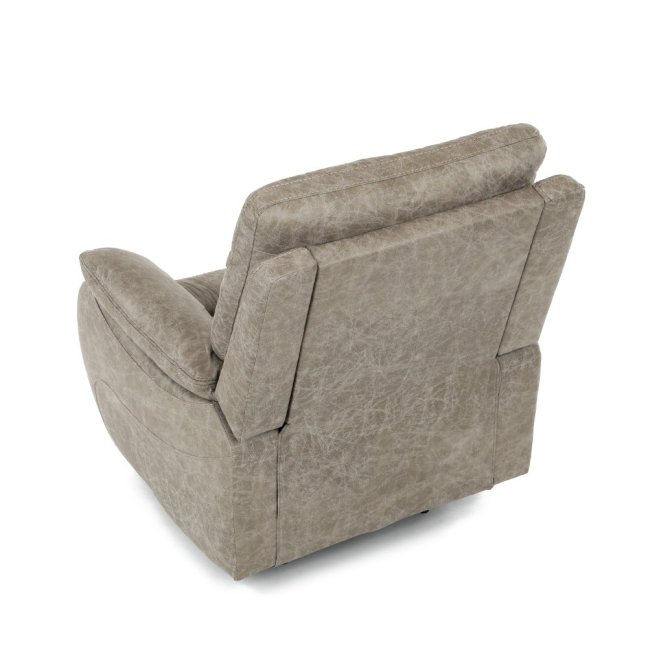 Relaxační polohovací TV křeslo NORBERT — látka, béžová, nosnost 150 kg