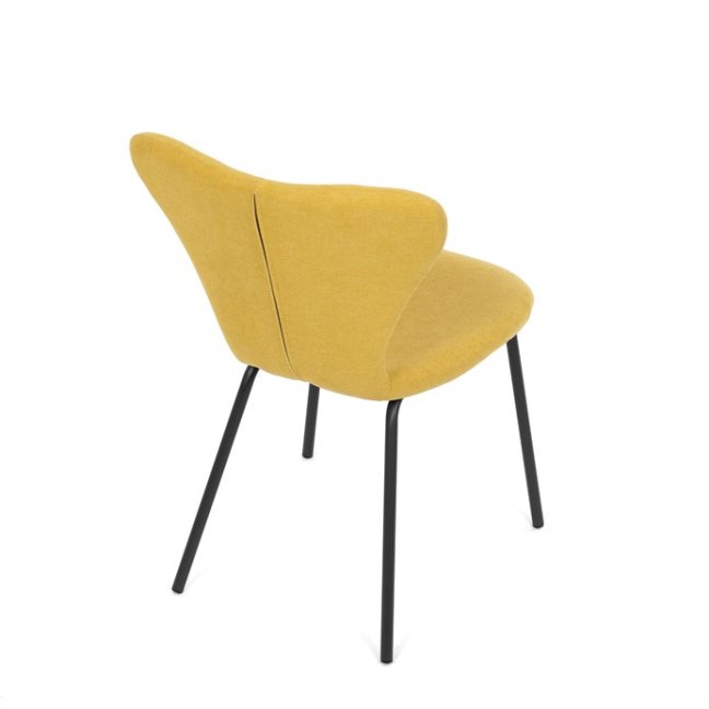 Jídelní židle JULES — kov, látka, více barev - Barevné varianty jídelní židle JULES: Světle šedá