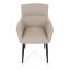 Jídelní křeslo JIMBO — kov, látka, béžová
