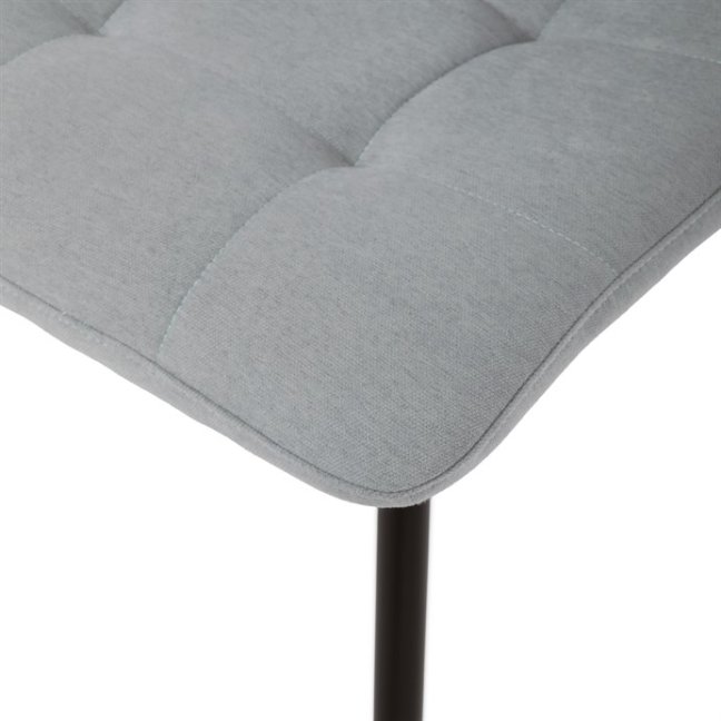 Jídelní židle MONDE — kov, látka, více barev - Barevné varianty jídelní židle MONDE: Stříbrná