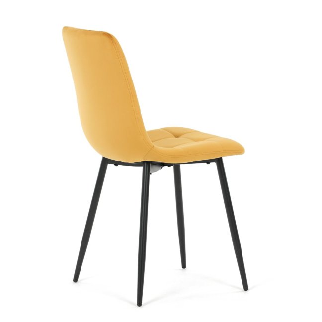 Jídelní židle THEO II — kov, samet, více barev - Barevné varianty židle THEO II: Modrá