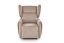 TV křeslo ušák GELATO s elektrickým polohováním — látka, béžová