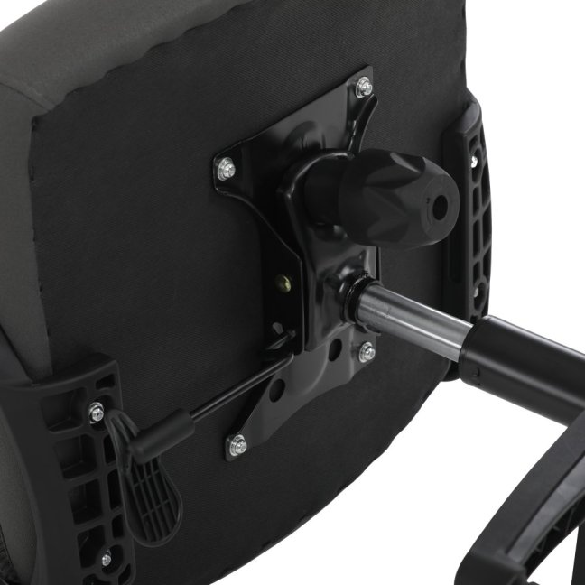 Kancelářská otočná židle NERO — látka, šedá