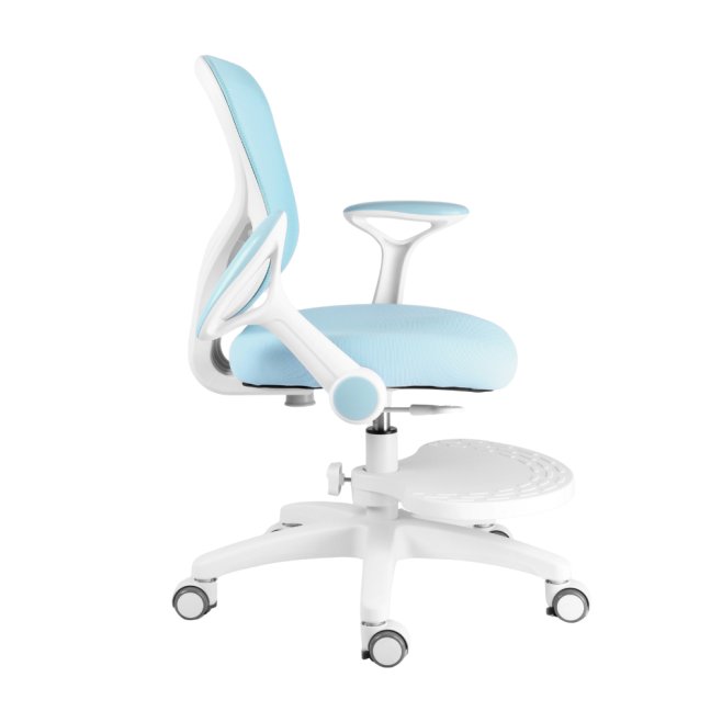 Dětská rostoucí židle Neoseat JUNI 007 — látka, pratelný potah, modrá