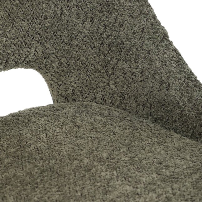 Jídelní židle TALISE — kov, látka, stříbrná / více barev