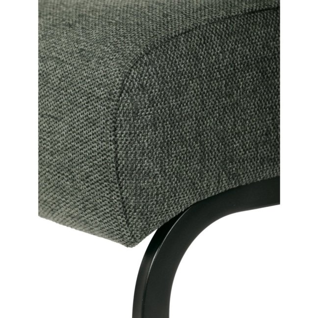 Jídelní židle MARLENE — kov, látka, více barev - Barevné varianty jídelní židle MARLENE: Šedá