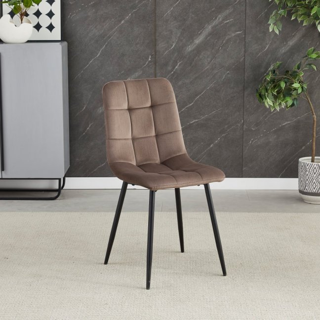 Jídelní židle THEO II — kov, samet, více barev - Barevné varianty židle THEO II: Modrá