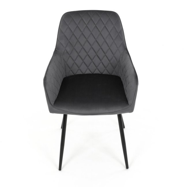 Jídelní křeslo CINDY — samet, černá / více barev - Barevné varianty židle CINDY: Modrá