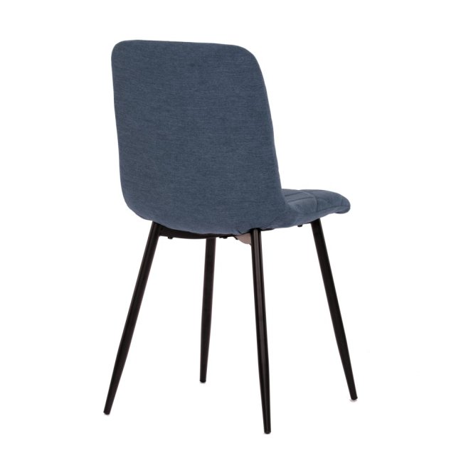 Jídelní židle LONA — kov, látka, černá / více barev - Barevné varianty židle LONA: Hnědá