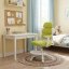 Dětská rostoucí židle Neoseat KIDDY THREE — látka, pratelný potah, zelená