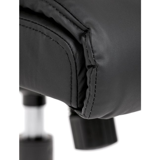 Kancelářské křeslo PEDRO — ekokůže, černá