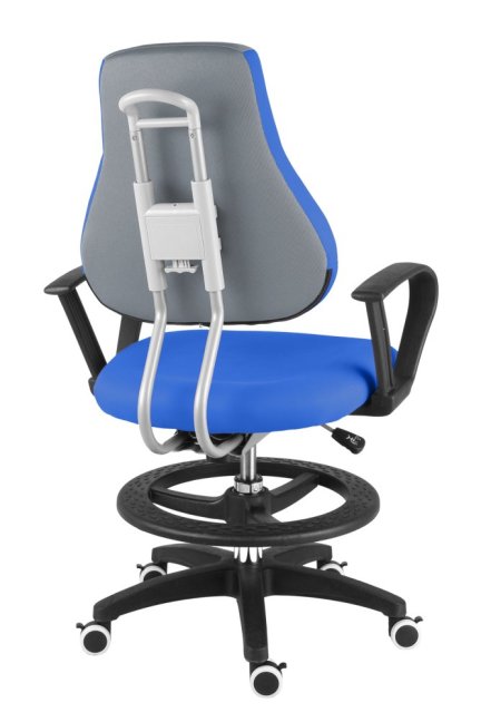 Dětská rostoucí židle Neoseat KINDER — látka, šedá / modrá