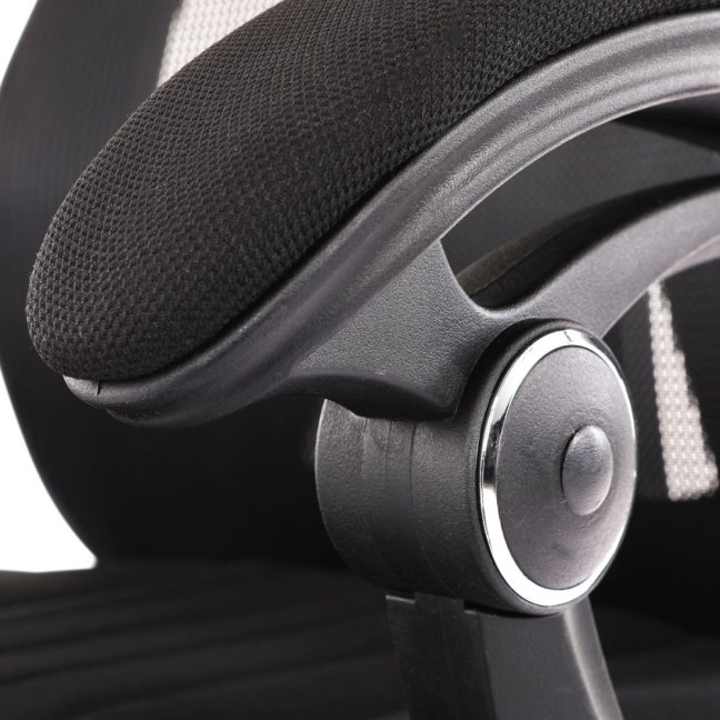 Kancelářské křeslo RUPERT — síť / látka, černá