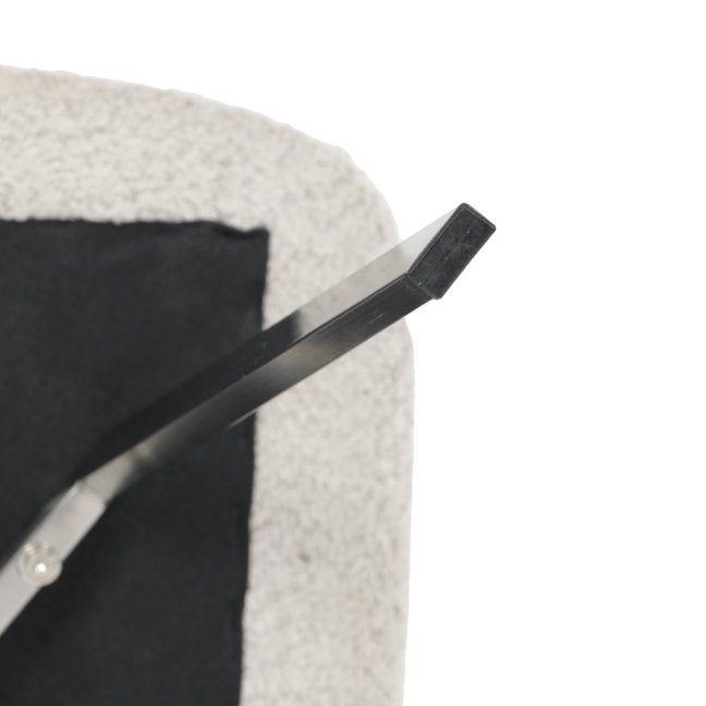 Jídelní židle TALISE — kov, látka, stříbrná / více barev