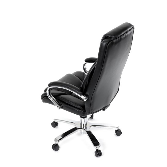 Kancelářské křeslo RYZAR — ekokůže, černá