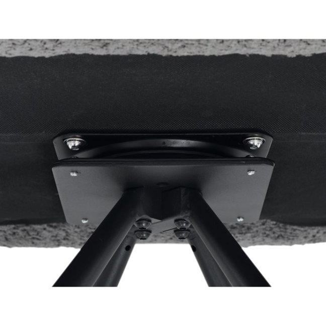 Jídelní otočné křeslo MANKA — kov, látka, více barev - Barevné varianty jídelního křesla MANKA: Šedá