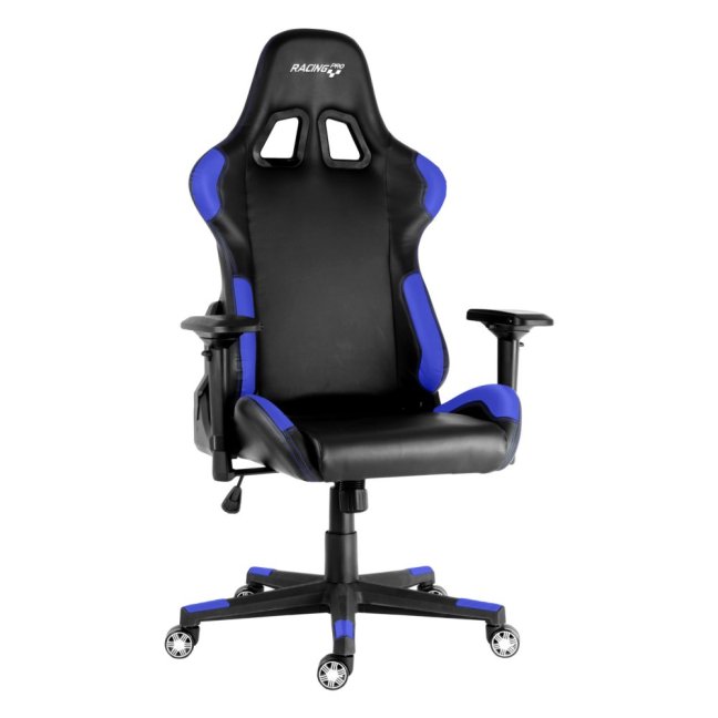 Herní židle Racing Pro ZK-012 — ekokůže, černá / modrá