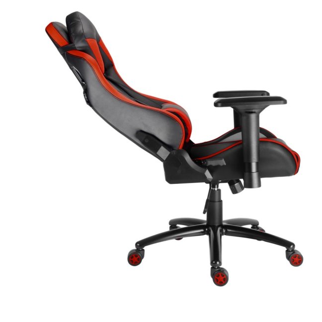 Herní židle Racing Pro ZK-068 — ekokůže, černá / červená