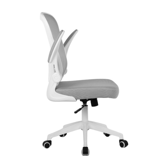 Dětská otočná židle Neoseat LEXI — látka, šedá