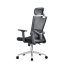 Kancelářská ergonomická židle Neoseat NOVELO — síť / látka, černá, nosnost 150 kg