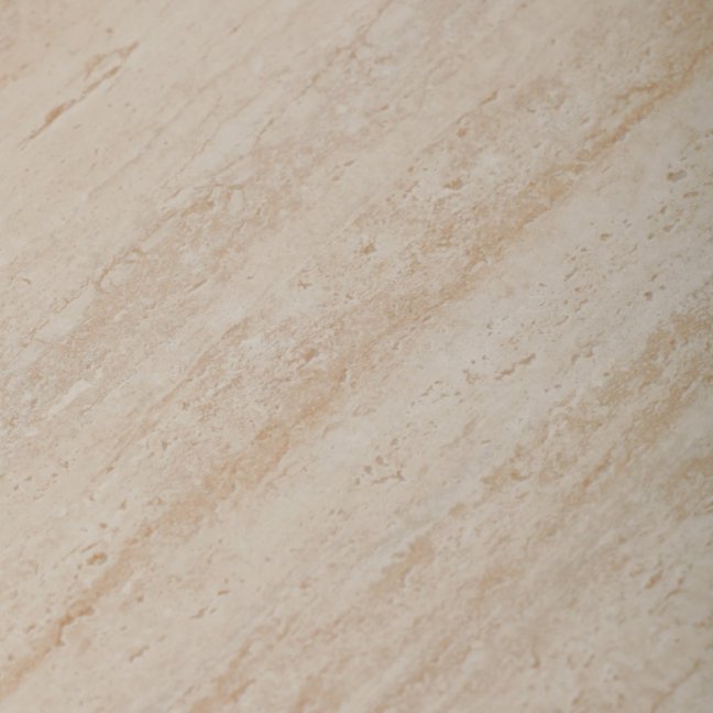 Set 2 konferenčních stolků NOEL II — kov, keramika, travertin / béžová