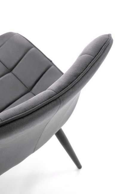 Jídelní židle GANSO — kov, samet, více barev