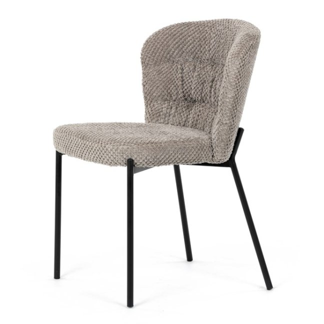 Jídelní židle TUATA — kov, látka, více barev - Barevné varianty jídelní židle TUATA: Zelená