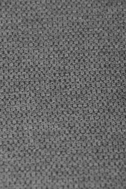 Relaxační křeslo ušák s taburetem ROYAL II — kov, látka, šedá