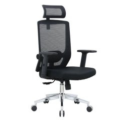 Kancelářská ergonomická židle Neoseat GRANDINI — síť / látka, černá, nosnost 150 kg