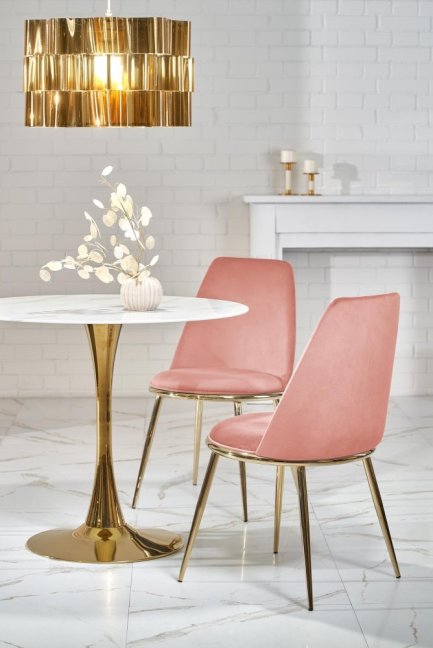 Jídelní židle DALILA — kov, samet, zlatá / více barev - Barevné varianty jídelní židle DALILA: Zelená