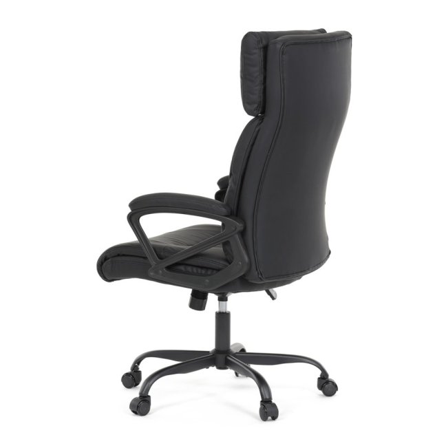 Kancelářské křeslo PEDRO — ekokůže, černá