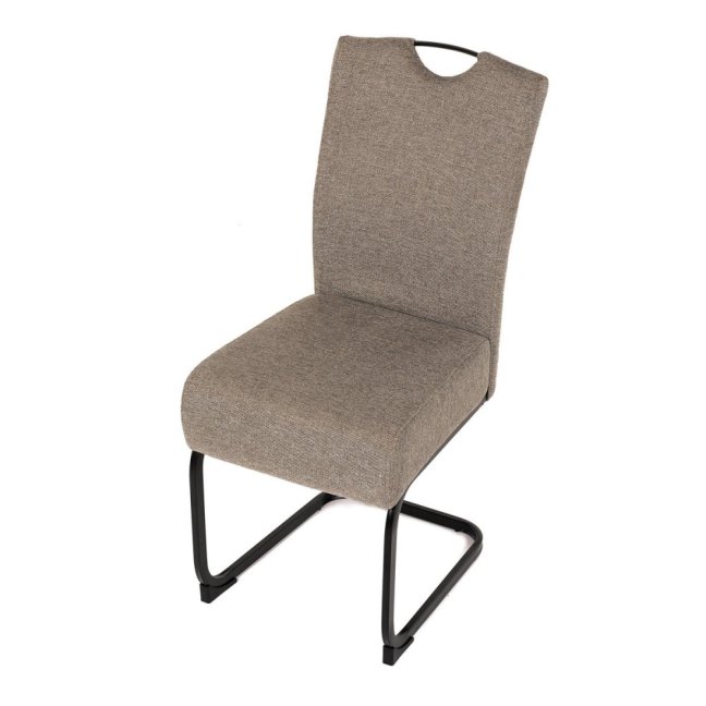 Jídelní židle MARLENE — kov, látka, více barev - Barevné varianty jídelní židle MARLENE: Šedá