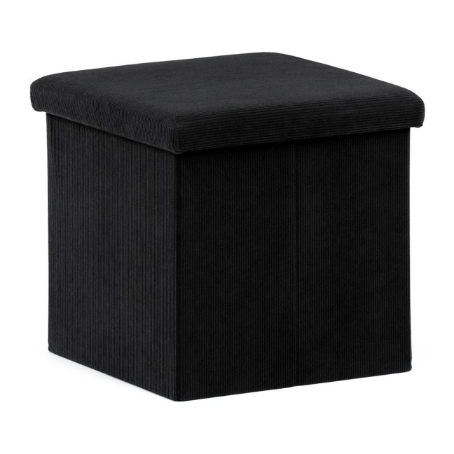 Taburet ADONIS s úložným prostorem — manšestr, více barev