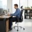 Kancelářská ergonomická židle Neoseat GRANDINI — černá, nosnost 150 kg