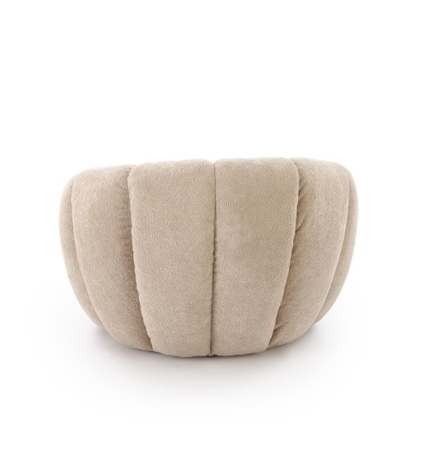 Designové křeslo GASPAR II — látka, béžová