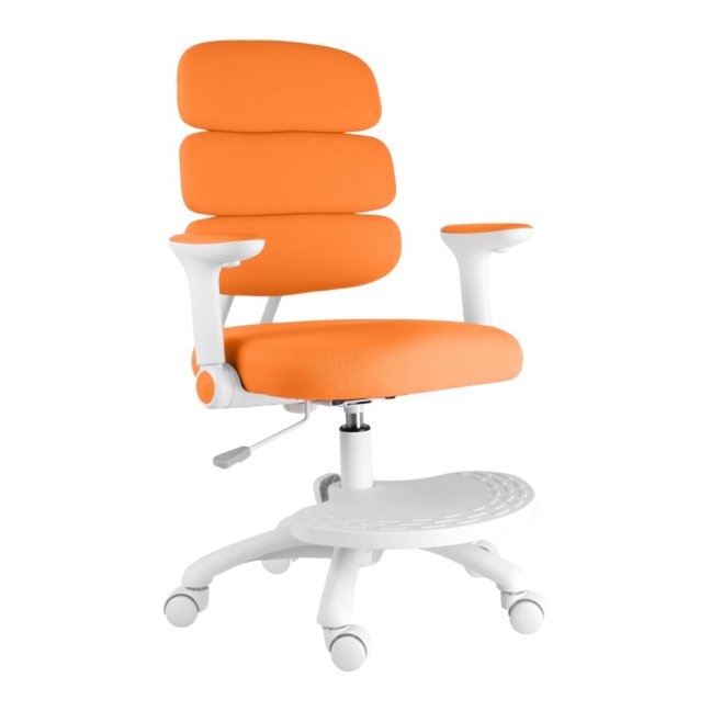 Dětská rostoucí židle Neoseat KIDDY THREE — látka, pratelný potah, oranžová