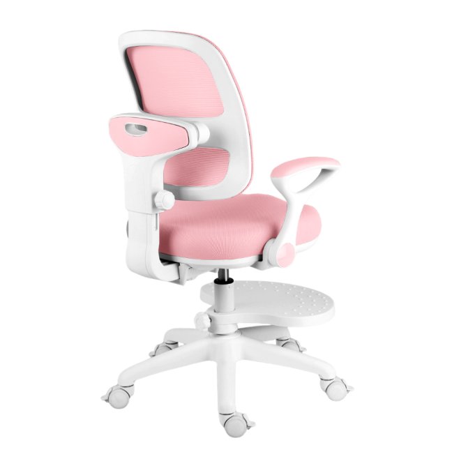 Dětská rostoucí židle Neoseat JUNI 020 — látka, pratelný potah, růžová